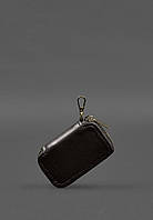 Кожаный чехол для автомобильного ключа темно-коричневый краст BlankNote FE, код: 8321889