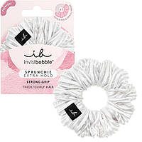 Резинка-браслет для волос invisibobble SPRUNCHIE EXTRA HOLD Pure White EM, код: 8290438