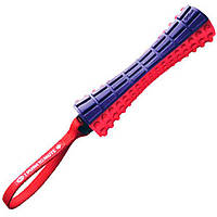 Игрушка для собак GiGwi Палка с отключаемой пищалкой Push to mute TPR 17 см Красный с синим ( SC, код: 7699941