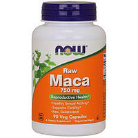 Мака NOW Foods Maca 750 mg 90 Veg Caps GT, код: 7518463