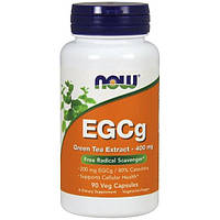 Зеленый чай NOW Foods EGCg Green Tea Extract 400 mg 90 Veg Caps PP, код: 7634077