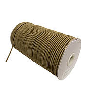 Шнурок-резинка круглый Luxyart 3 мм 500 м Хаки (Р3-10) IN, код: 1675816