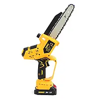 Ланцюгова мініпила акумуляторна для обрізання дерев DeWalt DCM190N (24V,5Аh), Мініланцюгова садова електропила