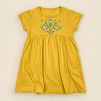 Плаття для дівчинки Dexters під вишиванку 122 см жовтий (131633268759) NB, код: 8335620