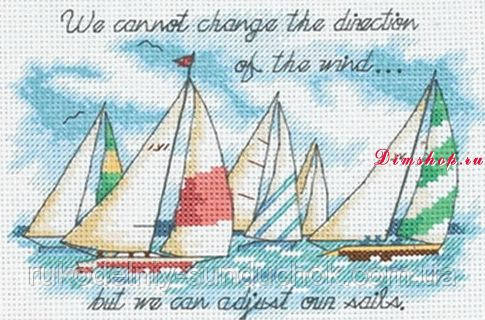 06856 "Adjusting Our Sails" набір для вишивання DIMENSIONS