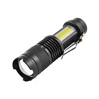 Фонарь ручной Police 525 8468-XPE+COB, Li-Ion акум., zoom, ЗУ microUSB, Box PK, код: 8328131