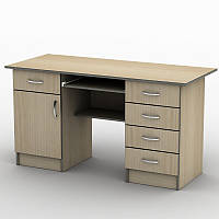 Письменный стол Тиса Мебель СП-24 Ш.-1400мм Г.-700мм Бук SX, код: 6465138