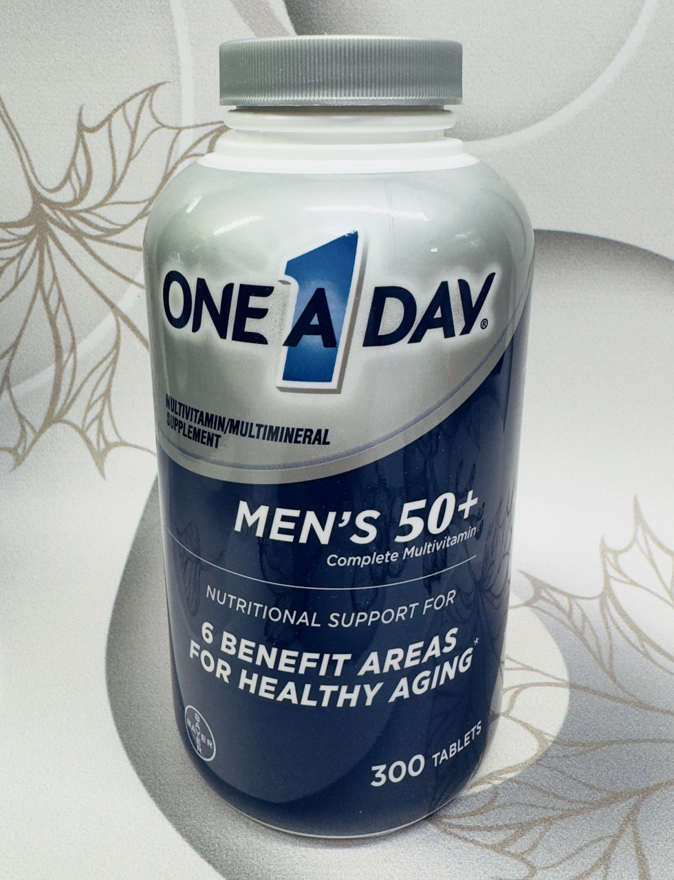Мультивітаміни для чоловіків старше 50 років Bayer One A Day Men's, фото 1