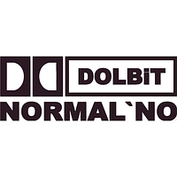 Наклейка на авто - Dolbit Normalno (разные цвета) (от 4х15 см)