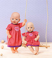 Плаття в смужку для ляльки «Baby Born» Zapf Creation OL27772 SP, код: 7424818