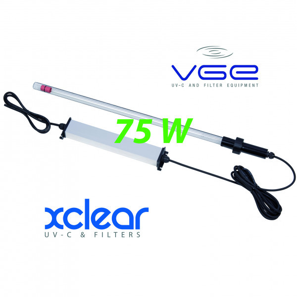УФ стерилізатор для ставка, Комплект занурювальної ультрафіолетової лампи UV-C 75 Вт