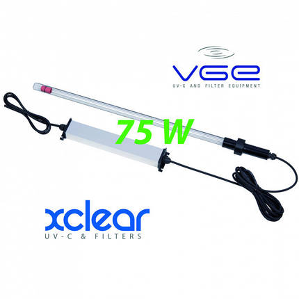 УФ стерилізатор для ставка, Комплект занурювальної ультрафіолетової лампи UV-C 75 Вт, фото 2