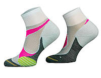 Шкарпетки Comodo RUN4 Білий Рожевий (COMO-RUN-4-04-3942) PR, код: 5575103