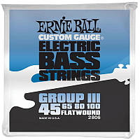 Струны для бас-гитары Ernie Ball 2806 Flatwound Bass Group III 45 100 FT, код: 7416967