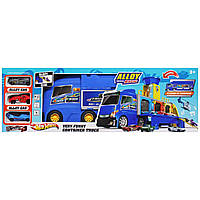 Вантажівка-паркінго Container Truck + 3 машинки MIC (HW-118) KP, код: 8238792