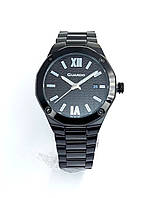 Часы мужские Guardo 012733-3 на браслете, чёрные. Круглые. Итальянский бренд. Оригинал.