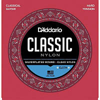 Струны для классической гитары D'Addario EJ27H Student Nylon Classical Strings Hard Tension UD, код: 6555910