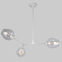 Люстра на 3 лампы Lightled Molecule 52-L7731-3 WH+CL SP, код: 8123286