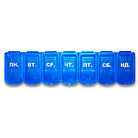 Органайзер для таблеток пластиковый линейка 7 дней PT 6028 Enjee NX, код: 6870593