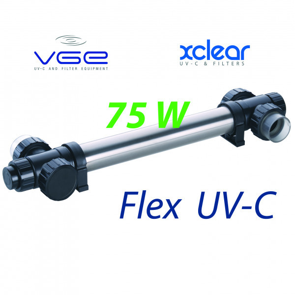 УФ - стерилізатор для ставка UV-C XClear Budget Flex 75 Watt, ультрафіолетова лампа для ставка дезинфікуюча