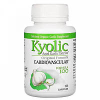 Чеснок Kyolic Aged Garlic Extract Cardiovascular Original Formula 100 Caps GT, код: 7907804