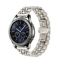 Ремешок BeWatch classic стальной Link Xtra для Samsung Gear S3 Silver (1021405) TP, код: 1859048