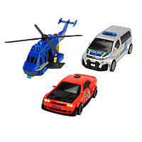 Іграшковий набір Dickie Toys Поліцейська гонитва 2 машинки OL86863 OM, код: 7427240