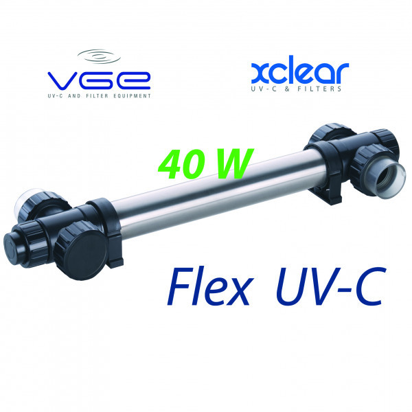 УФ - стерилізатор для ставка UV-C XClear Budget Flex 40 Watt, ультрафіолетова лампа для ставка дезинфікуюча