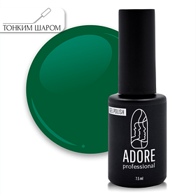 Гель-лак для нігтів Adore professional №338 - emerald, насичений зелений, 7.5 мл
