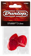 Медиаторы Dunlop 474P1.0 Stubby Jazz Player's Pack 1.0 mm (6 шт.) ET, код: 6555647