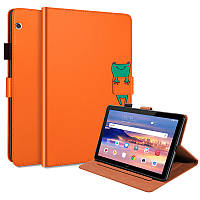 Чехол-книжка Animal Wallet Huawei MediaPad T5 10.1 Frog Оранжевый XN, код: 8096975
