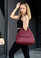 Женская спортивная сумка Sambag Vogue BKS бордо (90153005) UP, код: 7928333