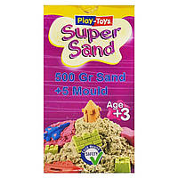 Кинетический песок Super Sand 500 г Play Toys (PT 42410) EM, код: 2327030