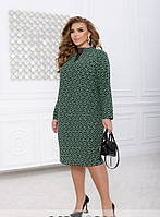 Женское платье демисезонное Sofia SF-263 Темно-зеленый 58-60 CS, код: 8347753
