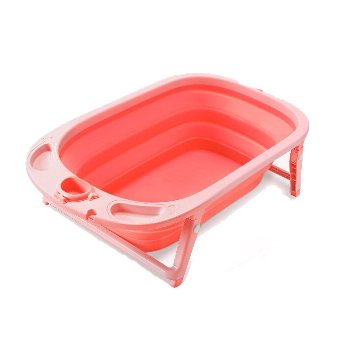 Складная ванночка для купания младенцев Little Bean LB19802 Розовый BM, код: 7420304 - фото 1 - id-p2159535438