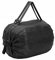 Складная сумка шоппер для покупок Edibazzar Черный (7553772175160 black) DH, код: 7940520