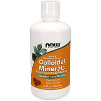 Мультиминеральный комплекс NOW Foods Colloidal Minerals Liquid 946 ml 32 servings Natural R EM, код: 7693363