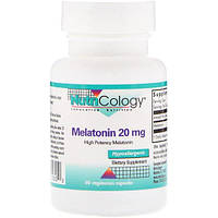 Мелатонин для сна Nutricology Melatonin 20 mg 60 Veg Caps MY, код: 7538255