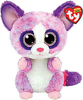 Мягкая игрушка TY beanie boos розовый лемур becca 15 см (36395) (008421363957) CS, код: 8250989