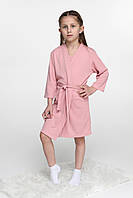 Костюм халат+пижама для девочки Barwa 0321 324 36 Пудровый (2000989549246) TO, код: 8305439