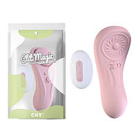 Вибростимулятор в женские трусики Magnetic-Stay Panty Vibe Pink Cnt TV, код: 8367251