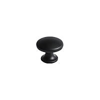 Мебельная ручка-кнопка Kerron матовый Черный (RK-005 MBN) TO, код: 7276782