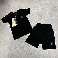 Детский костюм Stone Island Premium черный