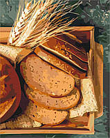 Картина по номерам BrushMe Душистый хлеб 40х50 см