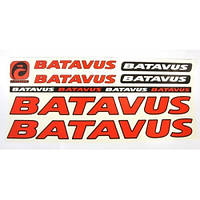 Наклейка Batavus на велосипедную раму Красный (NAK042) QT, код: 8234184
