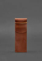 Кожаный чехол для ручек 1.0 светло-коричневый Crazy Horse BlankNote UL, код: 8132433