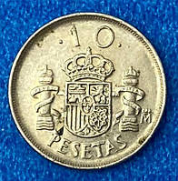 Монета Іспанії 10 песет 1992 р.