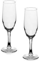 Набор 2 бокала для шампанского Pasabahce Classique 250мл DP38808 EV, код: 6869449