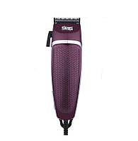 Машинка для стрижки волос проводная с насадками DSP 90033 Пурпурная BM, код: 8160758