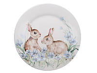 Тарелка Lefard фарфор Пасхальній кролик 25 см AL46050 TR, код: 8195080